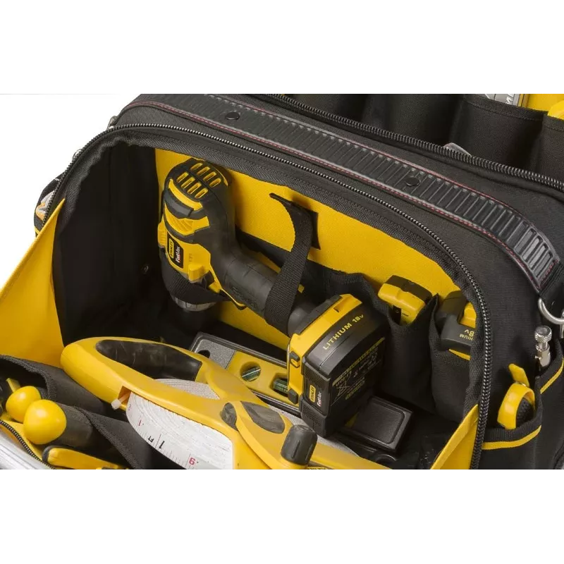 Tool box STANLEY FATMAX Multi Access FMST1-73607, polyester, 430×280×300 mm, 2 handles, shoulder strap
