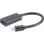 shiverpeaks ®-BASIC-S--Mini DisplayPort 1.2 Adapter, Mini DisplayPort Plug to DisplayPort Socket, 4K, 0,2m (BS10-01032)