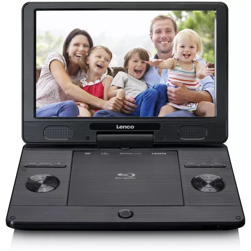 Lenco BRP-1150BK - Blu-ray-Disk-Player - Portable -Display: 29.5 cm (11.5) - Black