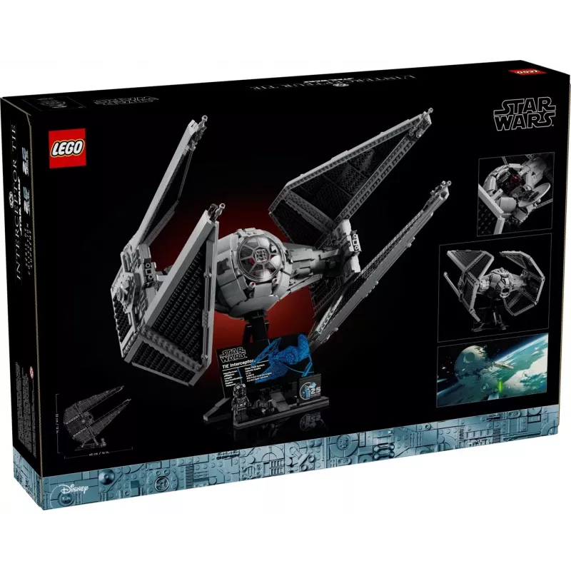 LEGO Star Wars Tie Interceptor model 75382 — detailed starfighter build, 1931 pcs, 18+