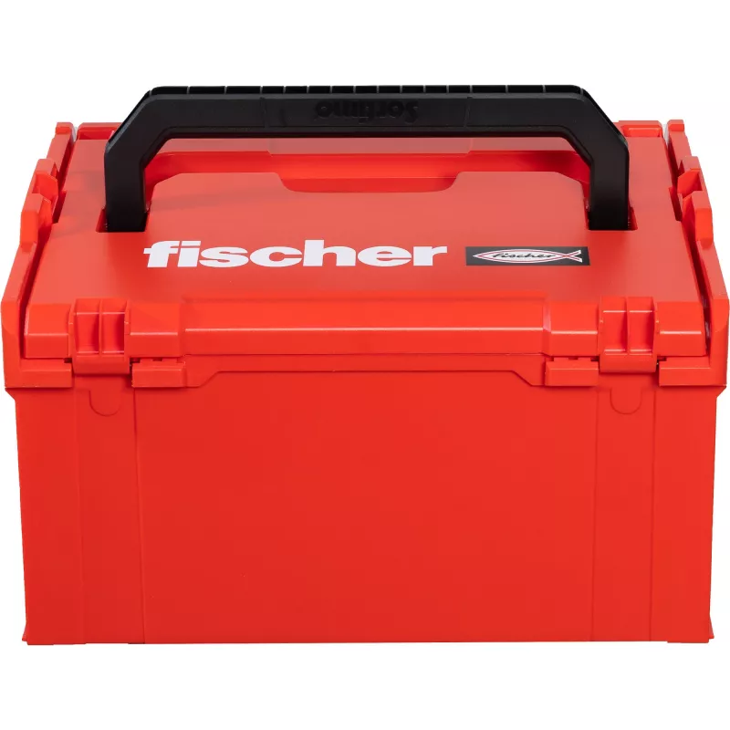Toolbox FISCHER L-BOXX FLB 238 empty, red/black, modular storage case