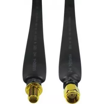 ALLNET ANT-CAB-RSMA-RSMA-40-W Coaxial Cable 0,4 m RP-SMA Black (ANT-CAB-RSMA-RSMA-40-W)