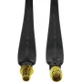 ALLNET ANT-CAB-RSMA-RSMA-40-W Coaxial Cable 0,4 m RP-SMA Black (ANT-CAB-RSMA-RSMA-40-W)