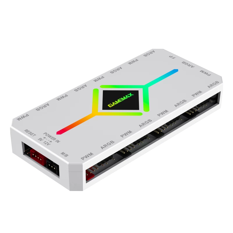 Gamemax | Remoter control | V4.0 ARGB PWM HUB BK | White | Gamemax