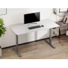 Adjustable Height Table Up Up Bjorn Gray, Table top L White