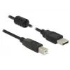 USB Cable DeLOCK 0.5m USB 2.0-A USB 2.0-B Black
