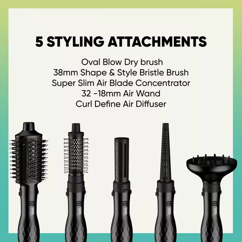 Hair Styler SBB 5-in-1 Blowdry and Style SBDR-2850-EU — multi-function dryer and styling tool