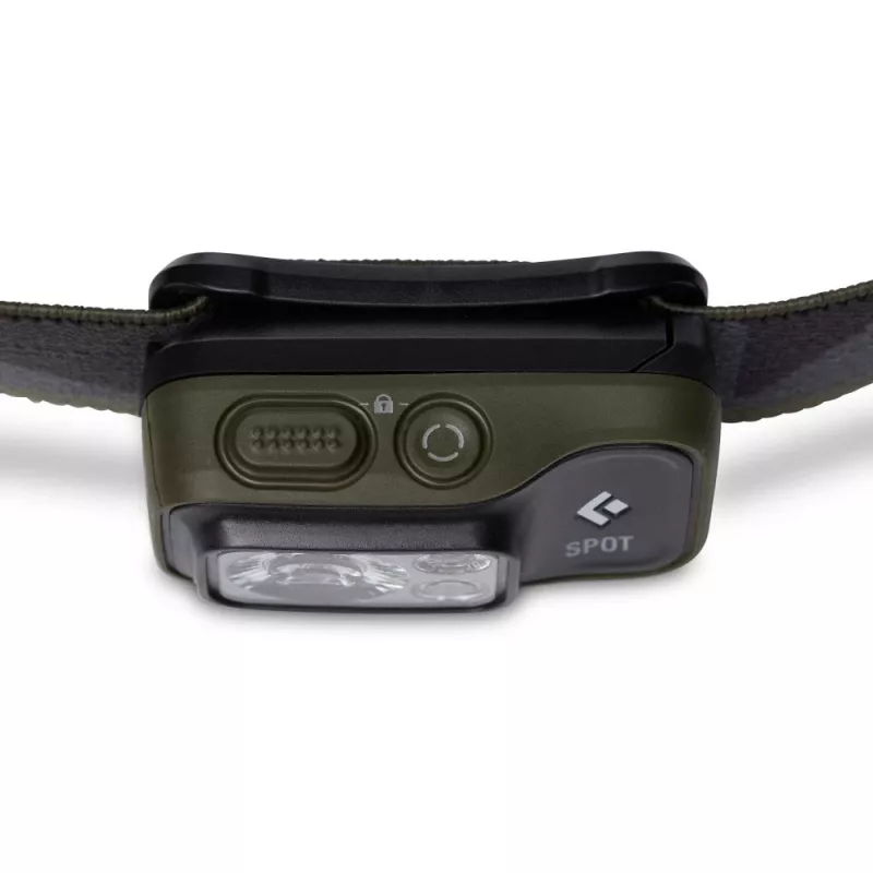 Headband flashlight Black Diamond Spot 400 — 400 lm, LED, IPX8 waterproof, AAA, beam 12–100 m, black