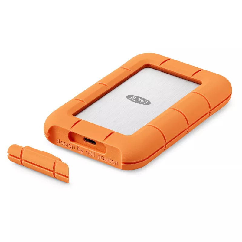 External Hard Drive LaCie STND1000400 1TB USB Type-C 3.2 Gen 1 Grey Orange