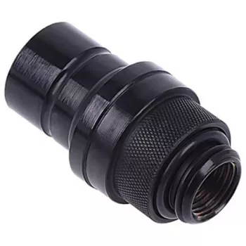 Fitting Alphacool 17440 — brass computer cooling fitting, black, 32×86×32 mm