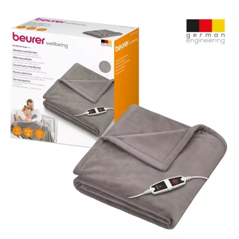 Electric Blanket Beurer HD 150 XXL Cosy Taupe