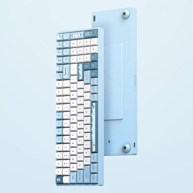 IQUNIX F97 Wintertide Wireless Gaming Keyboard, RGB, MX Brown Switches, US