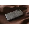 Phone case man and wood for iPhone X/XS — black Carbalho cover