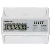 Qoltec Three Phase Bi-Directional Electronic Meter | DIN rail energy consumption meter | 400V | 100A | LCD | 4P