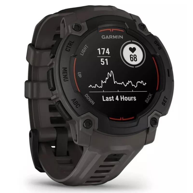 Garmin Instinct E 2.29 cm (0.9) MIP 45 mm Digital 176 x 176 pixels Black GPS (satellite)