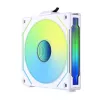 120mm Lian Li UNI FAN SL-INF Wireless ARGB PWM — White, modular magnetic fan system