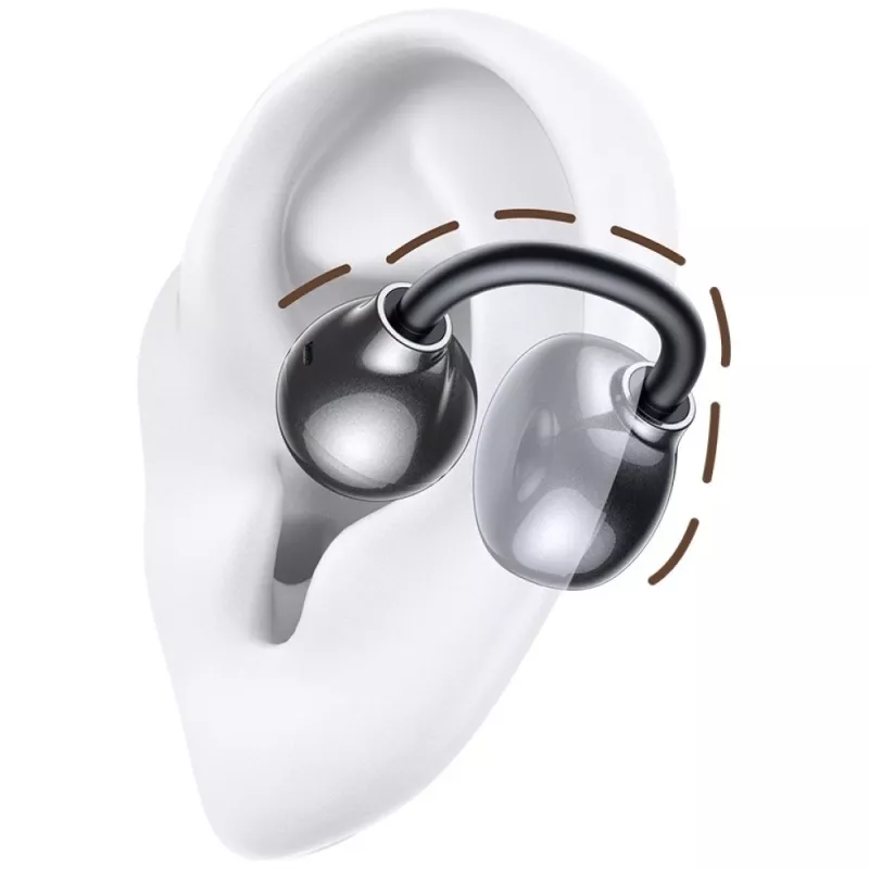 Bluetooth headphones R02 Clip-on grey