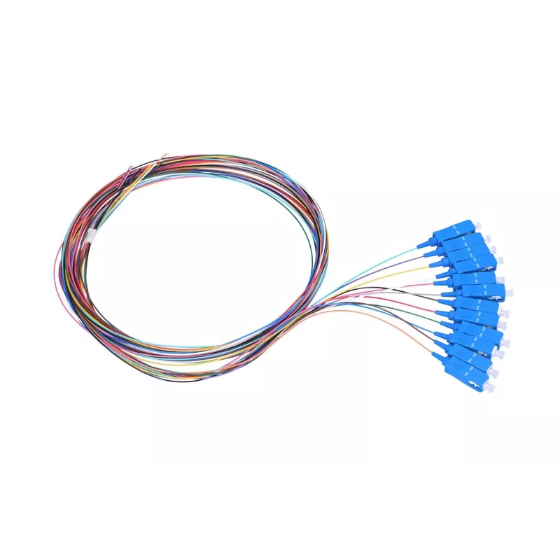 Pigtail set SC/UPC singlemode Extralink G.652D 900µm FTTH 1.5 m 12 pcs 12 colours