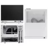 SilverStone SUGO SG13 - Desktop - Mini-DTX - without Power Supply (AT / PS/2) - Black, White - USB/Audio (SST-SG13WB-Q)