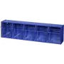 Storage box Allit VarioPlus ProFlip 464430 — 600×165×135 mm, blue