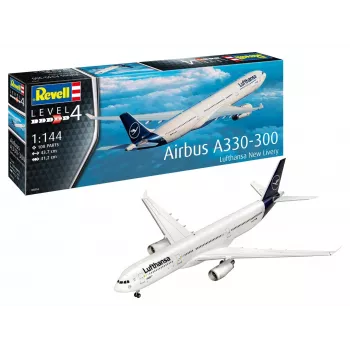 Plastic model airplane REVELL Airbus A330-300 Lufthansa scale 1:144