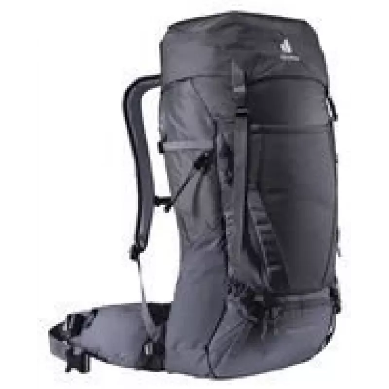 Backpack DEUTER Futura Air Trek 45 L — unisex mountaineering pack, 45 L (expandable to 55 L), 2 kg, top loading, black