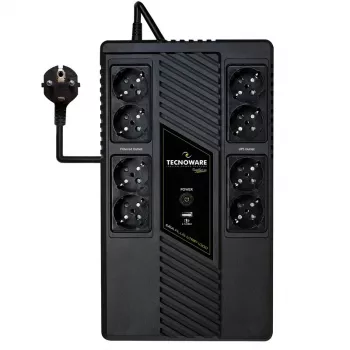 Uninterruptible Power Supply TECNOWARE Era Plus Strip 1000, Line‑Interactive 1 kVA / 700 W, 8 Type F outlets, VRLA battery, 4.4 kg
