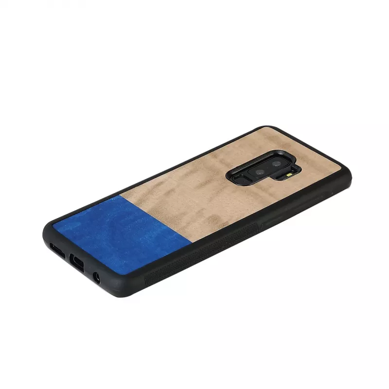 Smartphone case man and wood for Galaxy S9 Plus — dove black