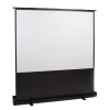 Projection screen MACLEAN MC-211 portable 100 inch (4:3) freestanding manual pull-up, viewing surface 200×150 cm