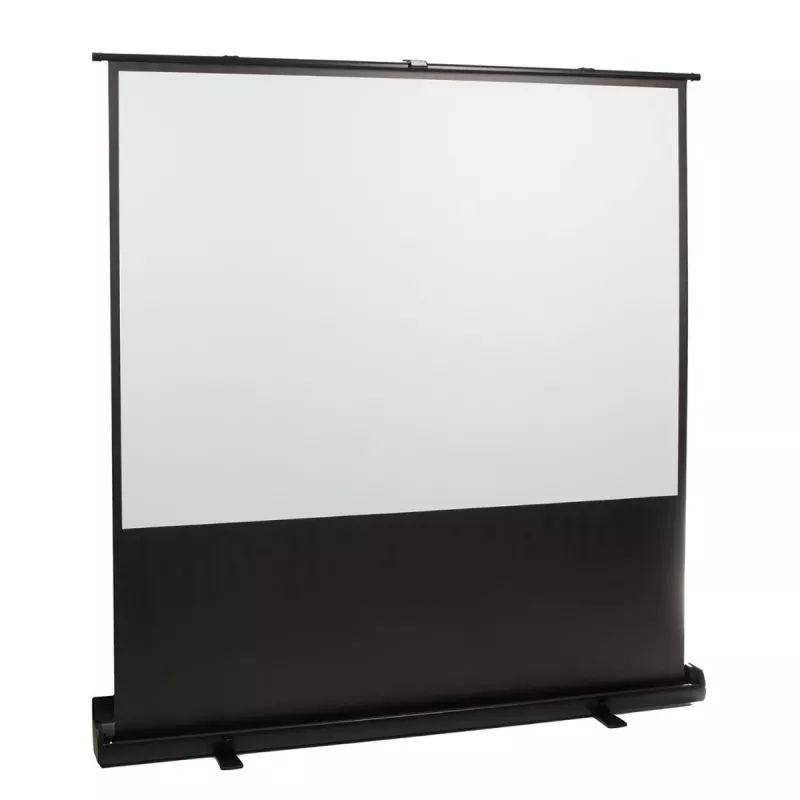 Projection screen MACLEAN MC-211 portable 100 inch (4:3) freestanding manual pull-up, viewing surface 200×150 cm