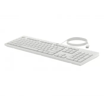 HP 225 G2 USB Wired Mouse Keyboard Combo, Copilot Key - Cashmere White - ESTONIAN