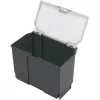Storage box Bosch SystemBox rectangular polypropylene 176×105×133 mm Black/Grey