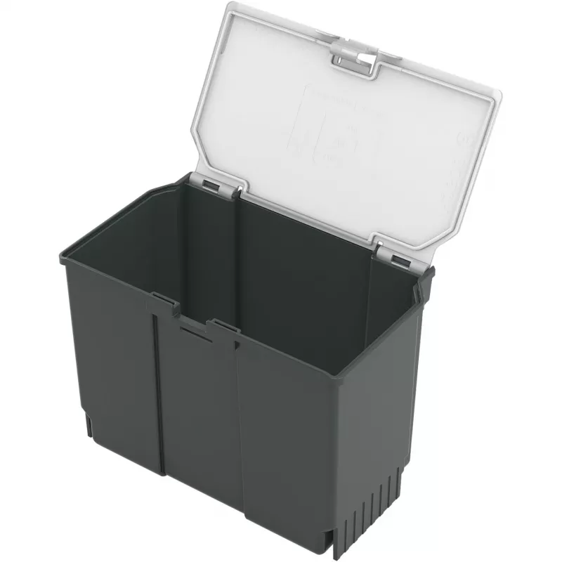 Storage box Bosch SystemBox rectangular polypropylene 176×105×133 mm Black/Grey