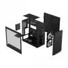 Fractal Design Focus 2 RGB Tempered Glass Mid Tower ATX PC Case - Black