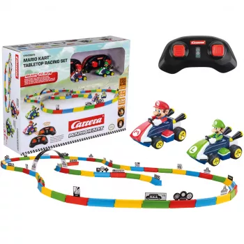 CARRERA RC table race Mario set 370430015 – 2.4 GHz tabletop RC Mario & Luigi