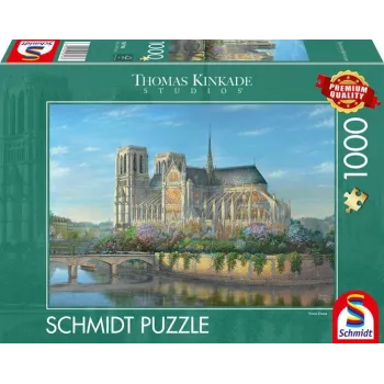 Thomas Kinkade Studios: Notre Dame, Puzzle 1000 Pieces