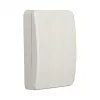 Outlet box DELOCK 86262 wall-mounted junction box, 82×120×31 mm, white