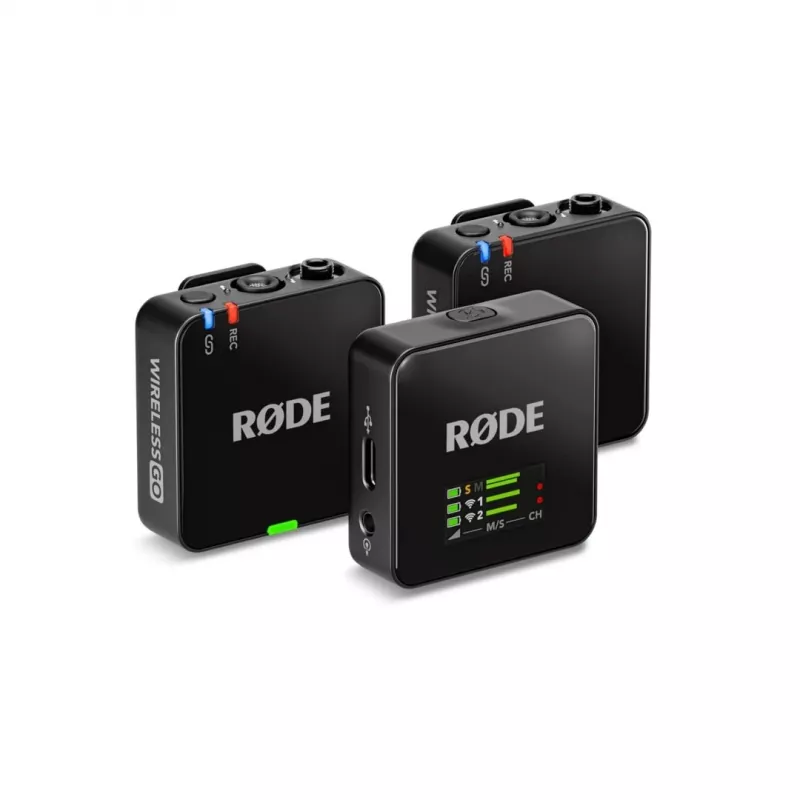 Rode Wireless Go Iii 3Rd Gen Compact Wireless Microphone System, Black