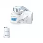 Faucet water filter BRITA model 1.2023.0413, 3 modes, 5-stage cartridge, 600 L capacity, white, 5 tap adapters