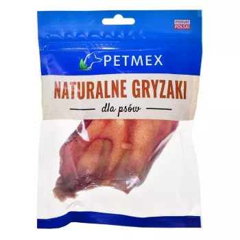 Dog chew PETMEX Pork Ear 40 g — natural pork ear dental treat for medium and large dogs