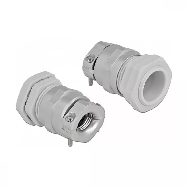 Cable Gland DeLOCK 60360 Grey Metal Plastic 1 pc