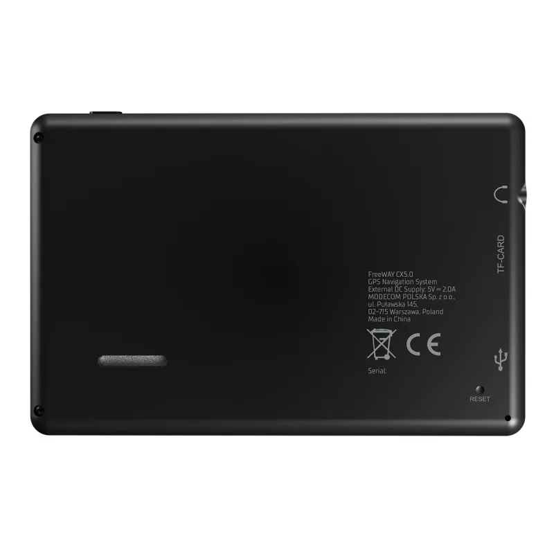 Modecom FreeWAY CX 5.0 car navigation with iGO/MiGO Navigation Truck Europe, 1 year update
