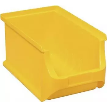 Storage box allit 456210, 150×125×235 mm, yellow, plastic