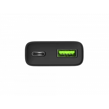 Power adapter NATEC Ribera NUC-2377 — 1×USB-A, 1×USB-C, 3 A output