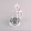 Electric kettle Maestro MR-055 White — 1 L, 1100 W, glass housing, backlight, water level indicator