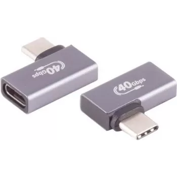 USB-C adapter ShiverPeaks 13-60001 90° angled connector (left/right)
