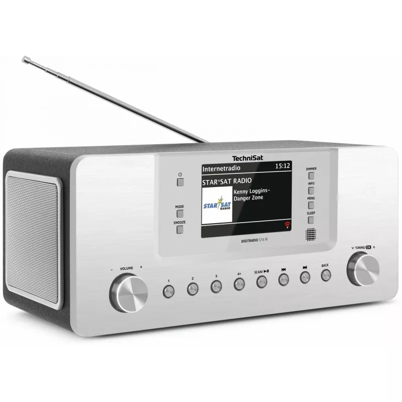TechniSat DigitRadio 574 IR - Audiosystem - 2 x 5 Watt - Silver (0001/2951)