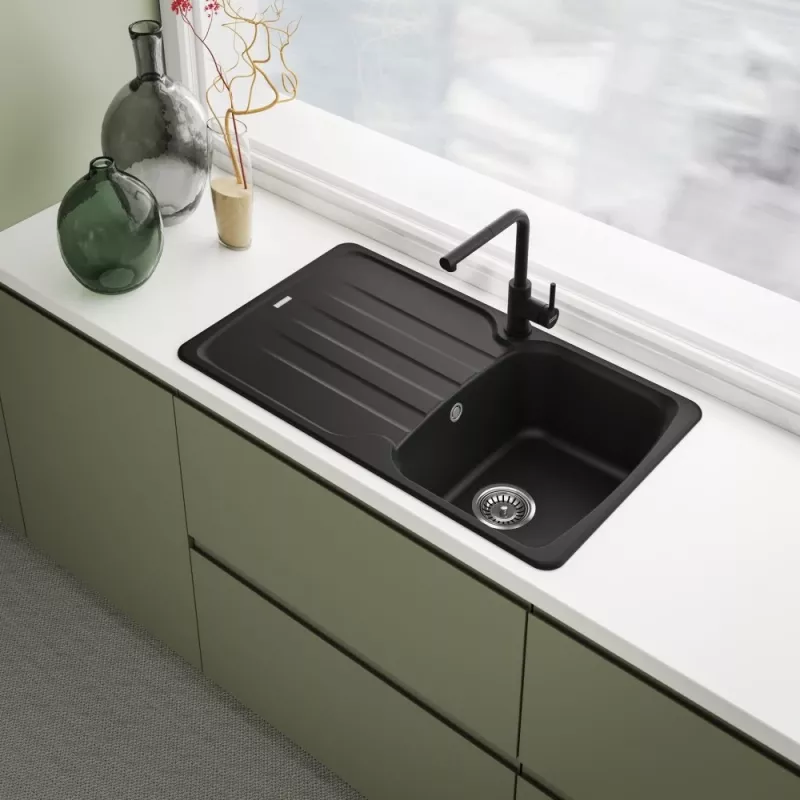 Mixer Kitchen Pull Out Franke Lina Black