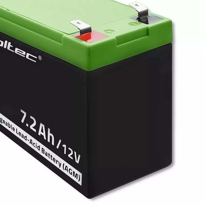 Qoltec 53062 AGM battery | 12V | 7.2 Ah | max 108A