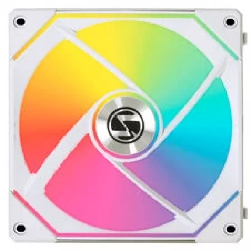 Lian Li UNI FAN SL-INF 140 ARGB Reverse Blade PWM Case Fans - White, 3-Pack